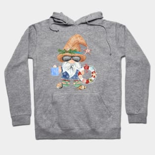 Coastal Winter Gnome A2 Hoodie